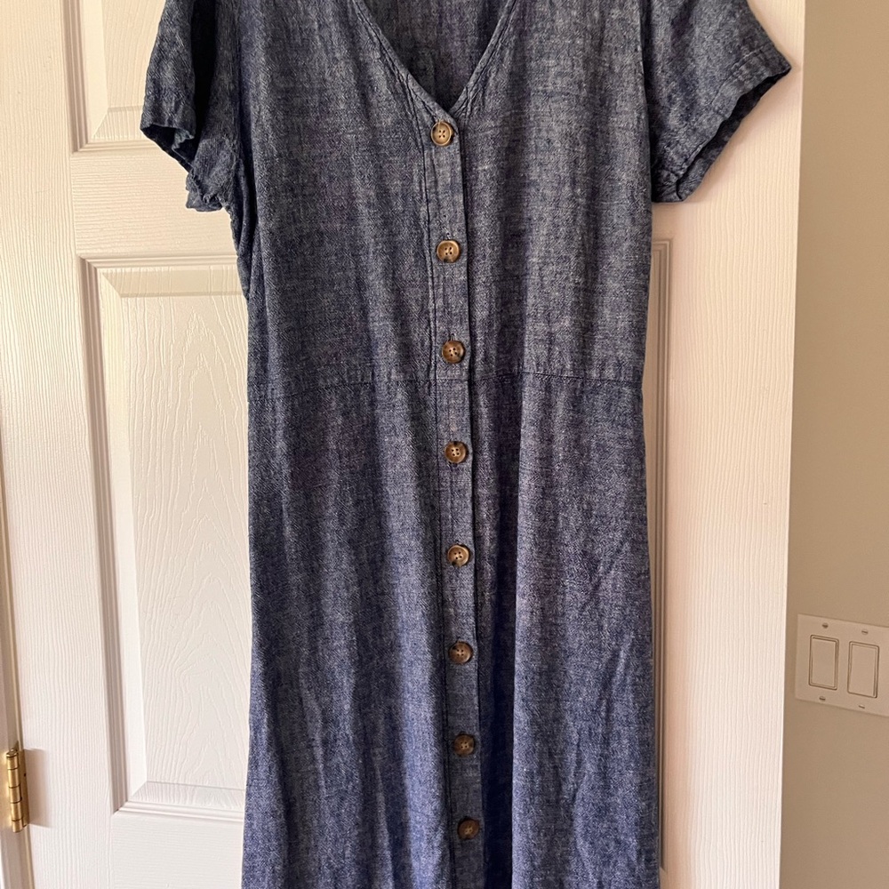 Elegant Blue Maxi Dress